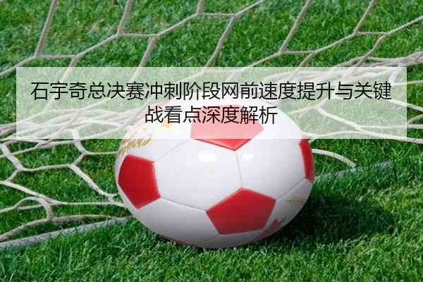 石宇奇总决赛冲刺阶段网前速度提升与关键战看点深度解析
